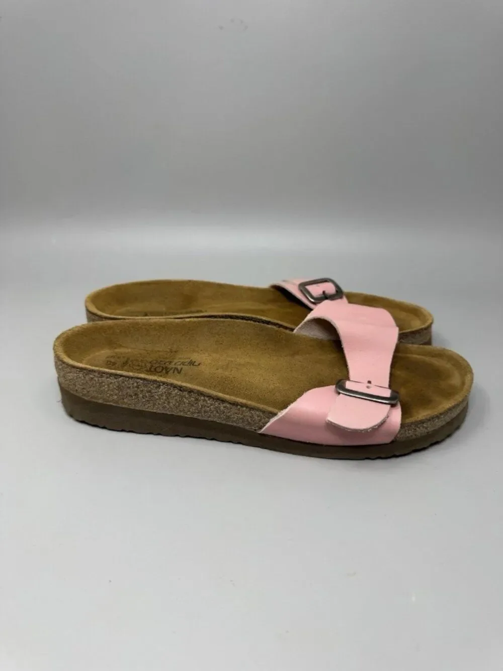 Naot Maryland Women’s Buckle Slide Sandals Size 40 EU US 9.5 Pink